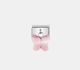 Links Crystal butterflies Pink