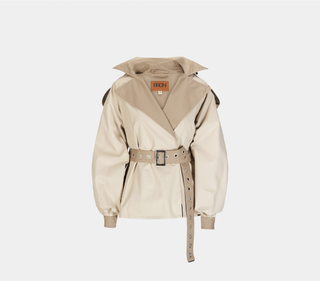 BRGN jakke | Duskregn short trench coat | Milieustore.no