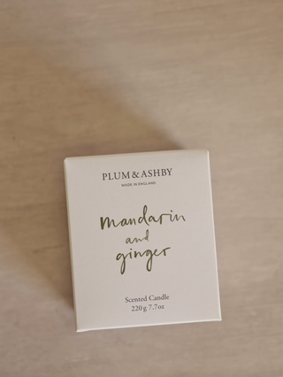 Plum & Ashby | Candle Mandarin & Ginger | Milieustore.no