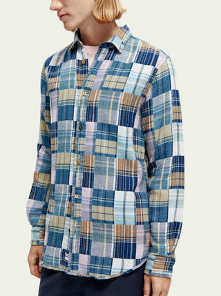Regular-Fit Checked Flannel Shirt