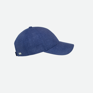 Oxford blue linen | Varisty headwear | Milieustore.no