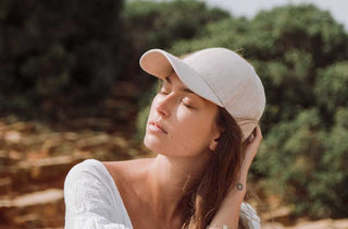 Hampton beige linen | Varisty headwear | Milieustore.no